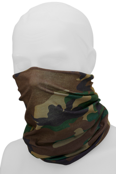 Multi Function Headgear Woodland Brandit - Adaptabilitate Maximă
