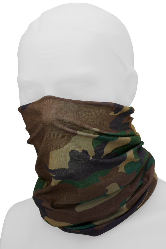 Multi Function Headgear Woodland Brandit - Adaptabilitate Maximă