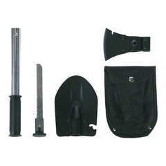 Multi-tool Survival 4 in 1 Negru - Versatilitate Maximă în Teren