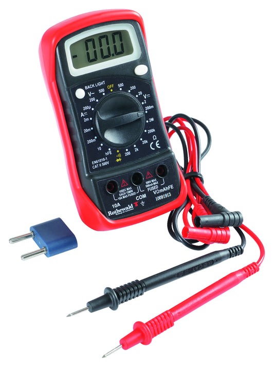 Multimetru Digital Rothewald - Tester Circuit Moto, Auto, ATV