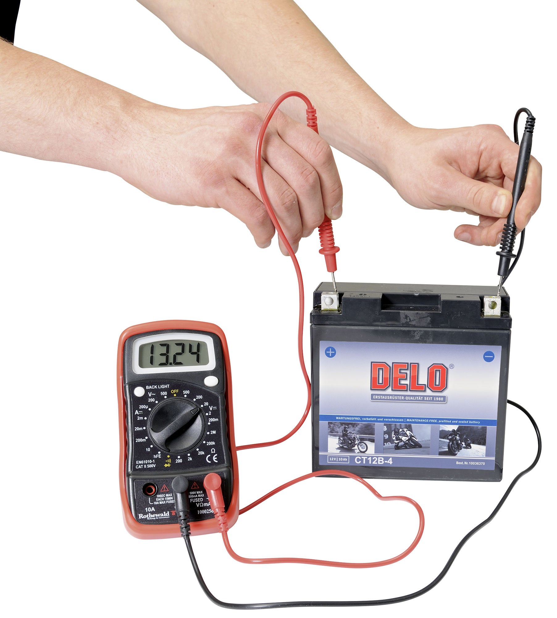 Multimetru Digital Rothewald - Tester Electric Moto & Auto