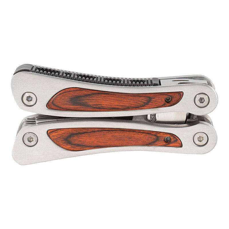 Multitool Mini Herbertz CJH - Oțel Inoxidabil, Mâner Lemn