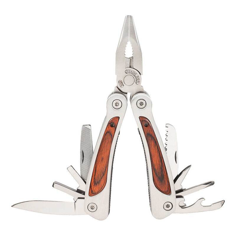 Multitool Mini Herbertz CJH - Oțel Inoxidabil, Mâner Lemn