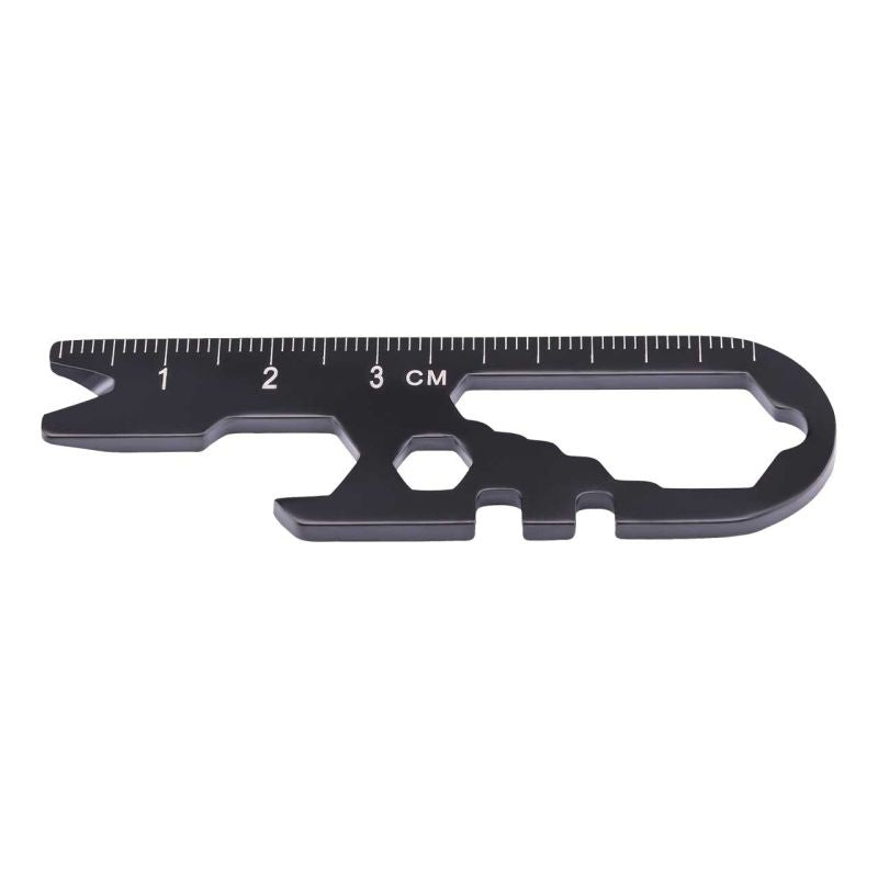 Multitool Mini Herbertz Negru - Oțel 420, Compact și Ușor.