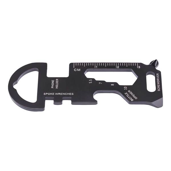 Multitool Mini Tool Negru Herbertz - Oțel 420, Compact și Ușor.