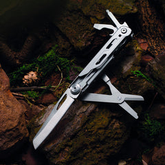 Multitool TF-2215 mes 7 in 1 Zilver/Chrome - Uneltele Tale Esențiale