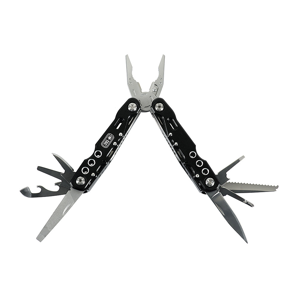 Multitool Tip 4 M-Tac - Negru, 12 funcții esențiale