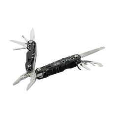 Multitool Tip 4 M-Tac - Negru, 12 funcții esențiale
