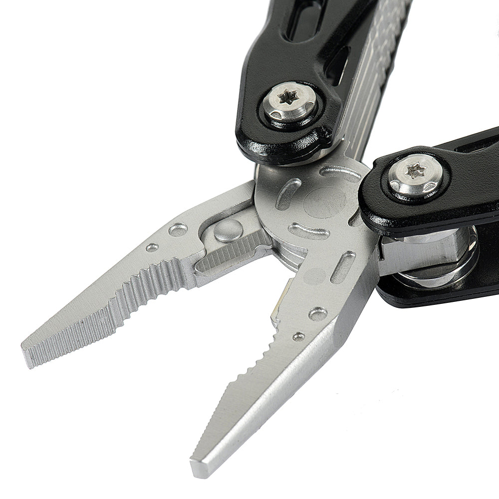 Multitool Tip 4 M-Tac - Negru, 12 funcții esențiale