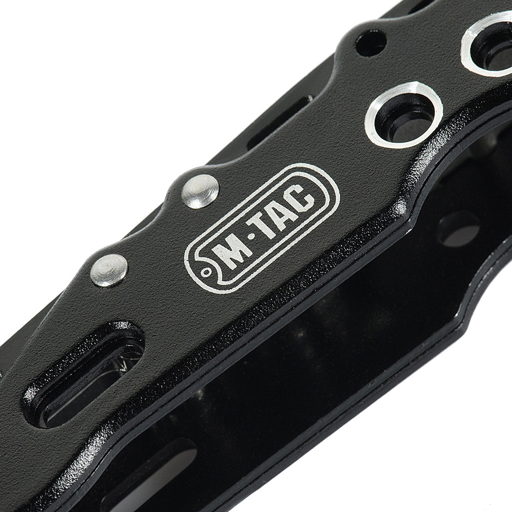 Multitool Tip 4 M-Tac - Negru, 12 funcții esențiale