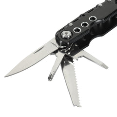 Multitool Tip 4 M-Tac - Negru, 12 funcții esențiale