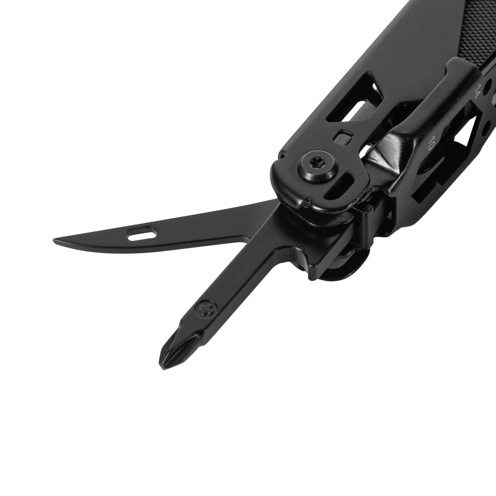 Multitool Tip 9 M-Tac - Negru, Unelte Esențiale în Compact
