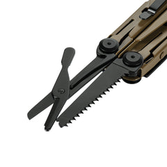 Multitool Type 9 M-Tac - Maro/Negru, 18 Funcții Esențiale