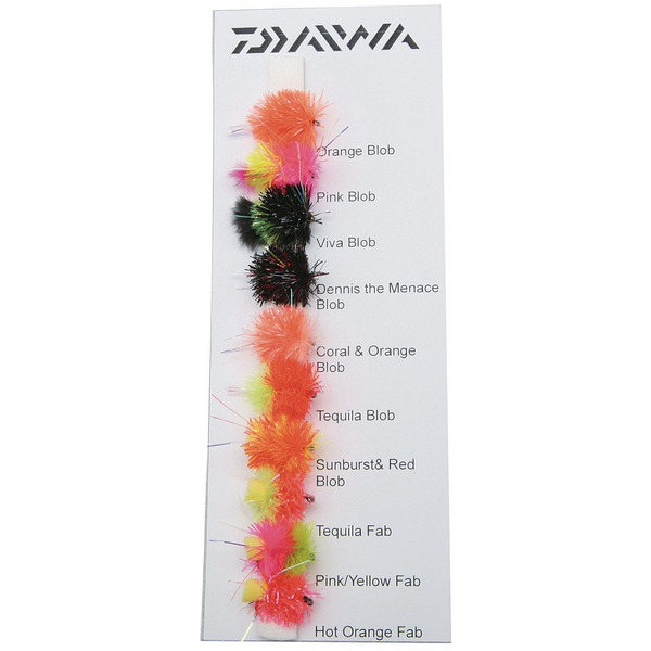 Muscă Artificială Blobs Daiwa - 10 Bucăți, Atracție Garantată Păstrăv