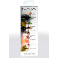 Muscă HotHead Lures DAIWA - Set 9buc, Atracție Rapidă Răpitori