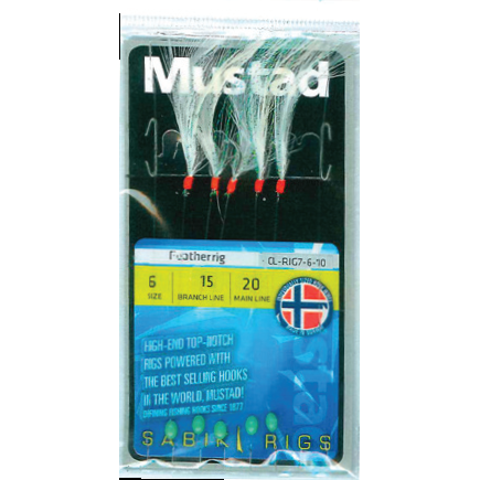 Muște artificiale Taparina Feather Mustad - Nr. 4, 5 buc/plic