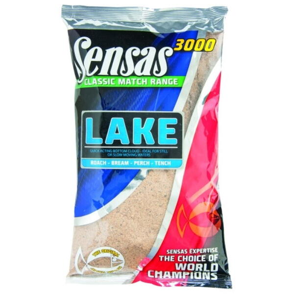 Nadă SENSAS 3000 Lake 1kg - Atractant Puternic, Reăușite Garantate