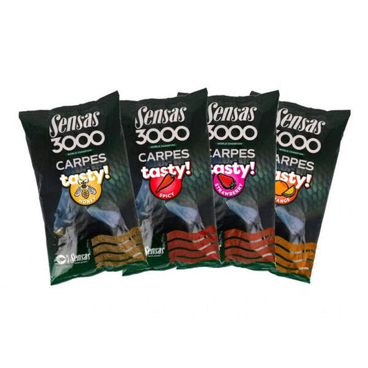 Nada Carp SENSAS Nada 3000 Strawberry - Aroma Căpșuni, 1Kg