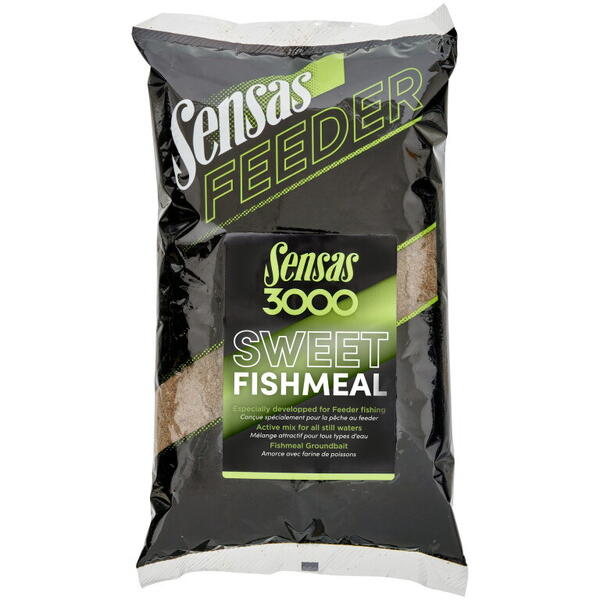 Nada Feeder Sweet Fishmeal 3000 Sensas - Atractant Puternic, 1KG - 1