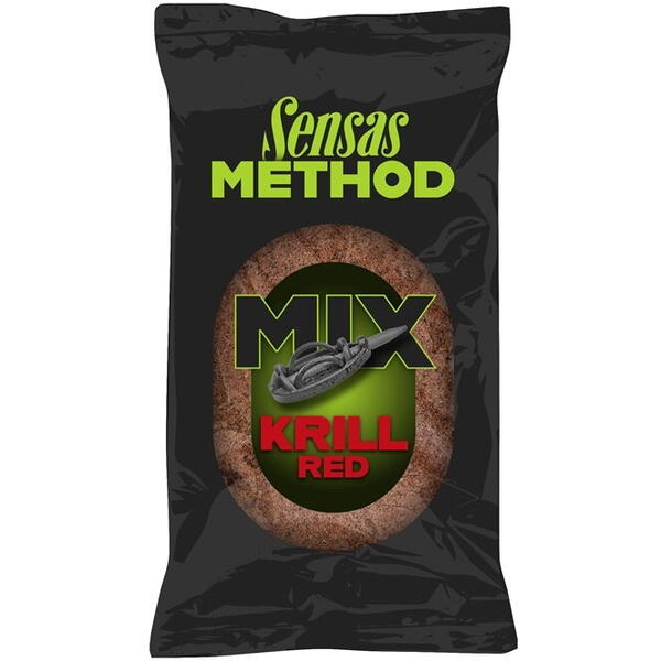 Nada Method Mix Red Krill Sensas - Atractant Puternic Crap, 1kg