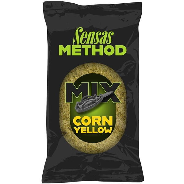 Nada Method Mix Sensas Yellow Corn 1KG - Atractant Porumb Galben, Pescuit Fin