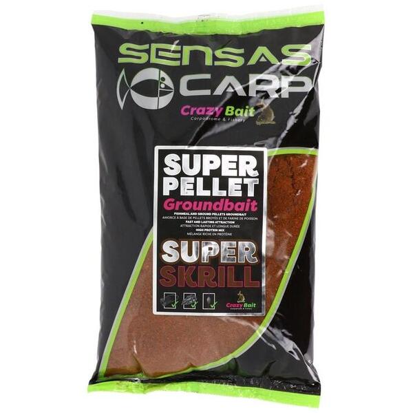 Nada Pelete Super Krill SENSAS - Atractie Imediata Pescuit Crap