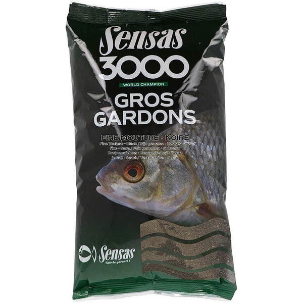 Nada Sensas 3000 Gros Gardons Fine Texture Black - Atrație Garantată