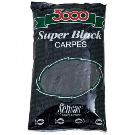 Nada Sensas 3000 Super Black Carp 1KG - Atractivitate Maximă Crap
