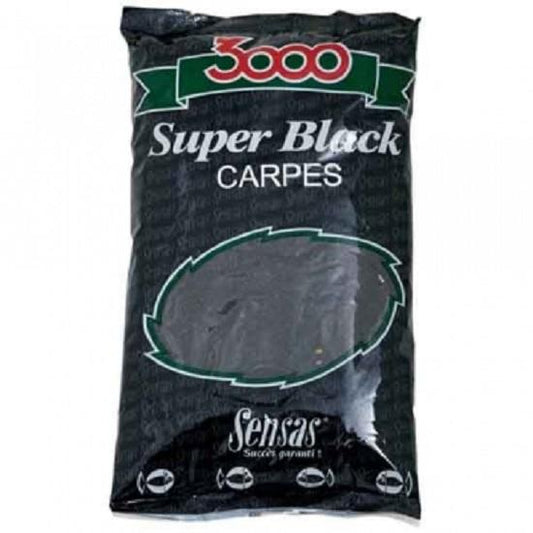 Nada Sensas 3000 Super Black Carp 1KG - Atractivitate Maximă Crap