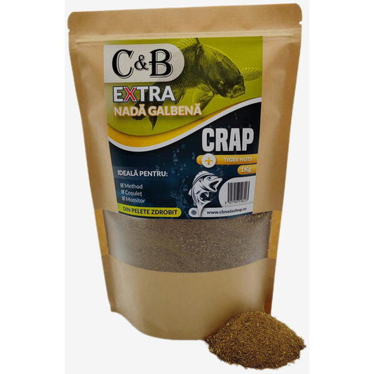 Nada Tigernuts Extra Galbenă ARROW INT. - Crap, C&B, 1kg - 1