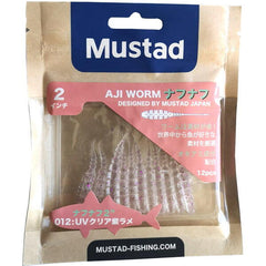 Nalucă Aji Micro NALUCA Mustad - UV Clear/Purple Glitter, 5cm - 2