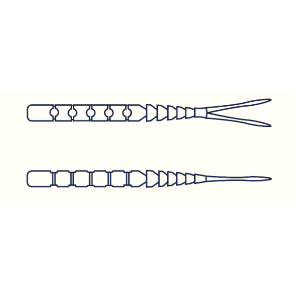 Nalucă Aji Micro Pilo Mustad - 5cm, UV, Eficiență Maxima Aji/Păstrăv - 2