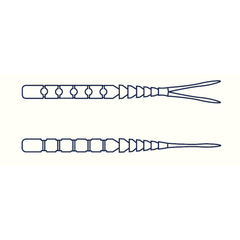 Nalucă Aji Micro Pilo Mustad - 5cm, UV, Eficiență Maxima Aji/Păstrăv - 2