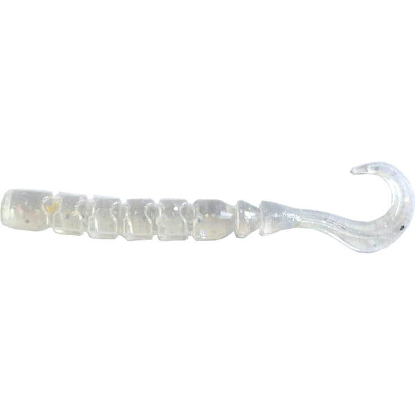 Nalucă Micro Aji Finesse Mustad - 6.4cm, Clear Rainbow Glitter, 12buc - 1