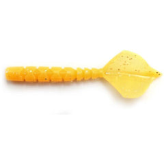Nalucă Micro Aji Mustad - 4.3cm, Portocaliu Glow, Sclipiri - 1