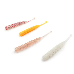 Nalucă Micro Aji Mustad - 5cm, Clear Rainbow Glitter, Atracție Maximă - 4