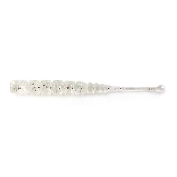 Nalucă Micro Aji Nalu Mustad - 5cm, Clear Silver Glitter, Ultrarealistă - 1