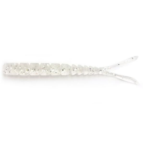 Nalucă Micro Pilo Aji Mustad - 5cm, Clear Rainbow Glitter, Super Eficientă - 1