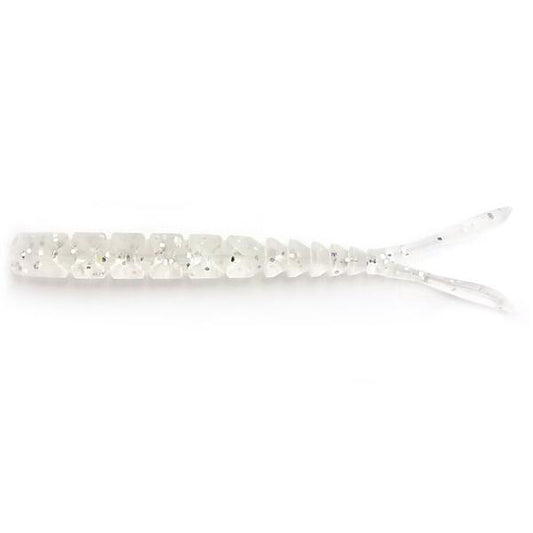 Nalucă Micro Pilo Aji Mustad - 5cm, Clear Rainbow Glitter, Super Eficientă - 1