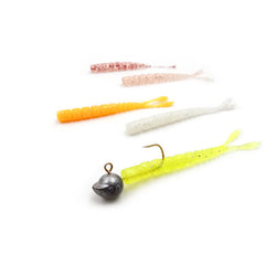 Nalucă Micro Pilo Aji Mustad - 5cm, Clear Rainbow Glitter, Super Eficientă - 3