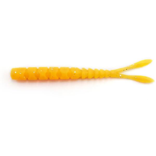 Nalucă Micro Pilo Aji Mustad - 5cm, Orange Glow Glitter, Pesuit Aji - 1