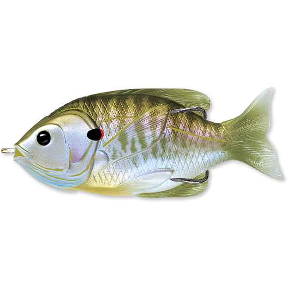 Nalucă Moale Hollow Body Sunfish Live Target - 7.5cm, Bluegill Realist