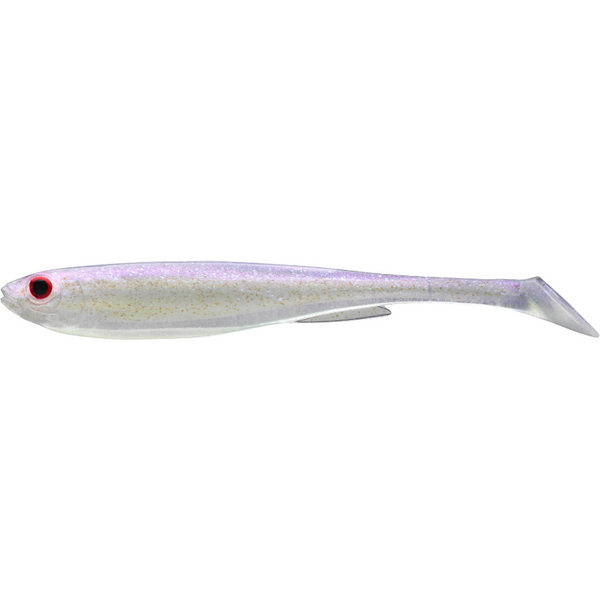 Nalucă Shad Prorex Slim DAIWA - White Ghost, 10.5cm, Pachet 4 buc.