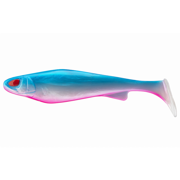Nalucă Silicon Shad PX Lazy Daiwa - UV Pink Belly, 16cm Răpitori