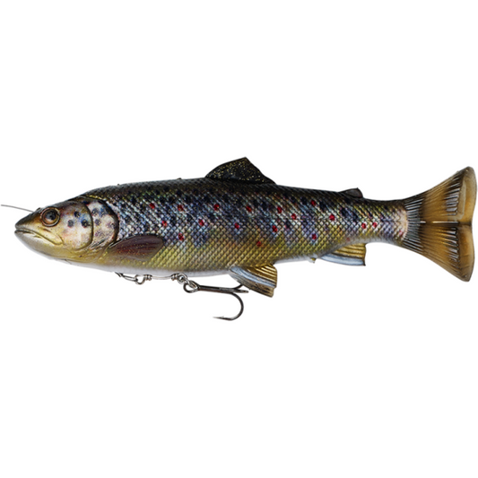 Nalucă Soft 4D Line Thru Pulsetail Trout Savage Gear - Acțiune Realistă, 16cm