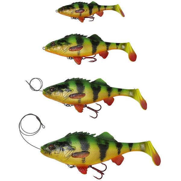 Nalucă Soft 4D Perch Shad Savage Gear - Imitatie Pescăruș, Acțiune Naturală - 1