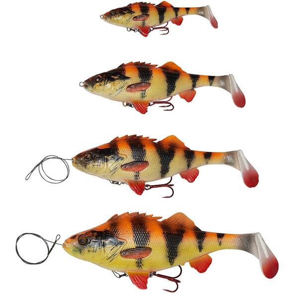Nalucă Soft 4D Perch Shad SAVAGE GEAR - Realism 4D, Atac Garantat - 2