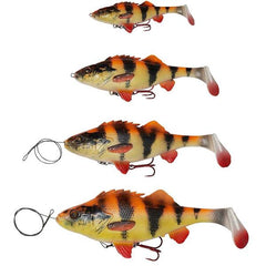 Nalucă Soft 4D Perch Shad SAVAGE GEAR - Realism 4D, Atac Garantat - 2