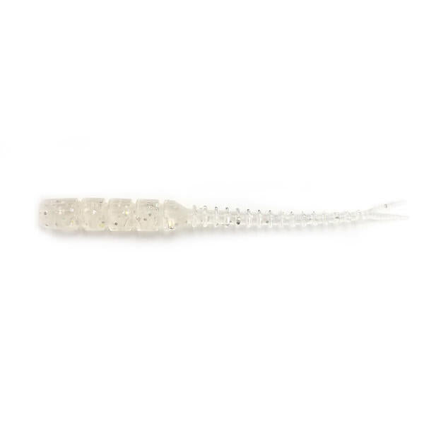 Nalucă Soft Aji Bachi Mustad - 5cm, Clear Rainbow Glitter, Atractivă - 1