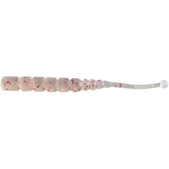 Nalucă Soft Aji Ball Tail Mustad - UV Clear Red Glitter, 5cm, 12buc - 1